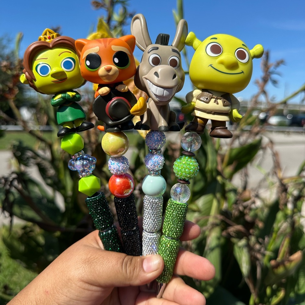 Shrek Character Stylus Set - Green and Multicolor
